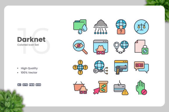Darknet Color Icons: A Versatile Design Tool for Modern Workflows