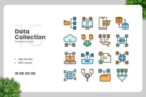 Data Collection Color Icons: A Strategic Tool for Visual Communication