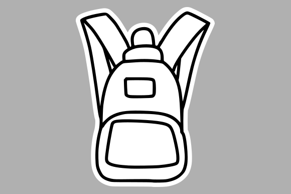 Detailed Adventure Backpack Drawing: A Versatile Art Asset for Modern Creatives