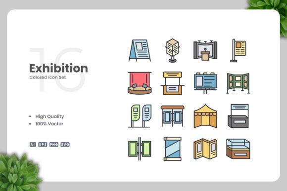 Exhibition Color Icons: A Versatile Design Solution for Modern Creatives