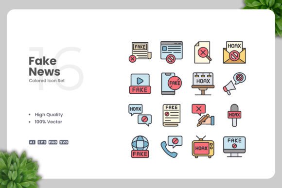 Fake News Color Icons: A Design Essential