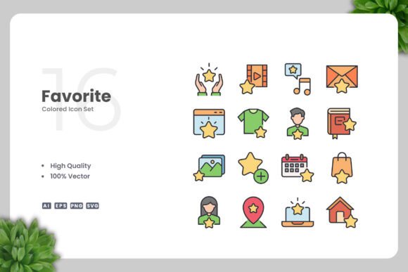 Favorite Color Icons: A Modern Design Solution for Every Project