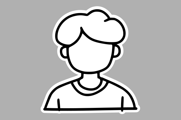 Handcrafted Faceless Portrait Drawing: A Versatile Visual Tool for Designers and Creators