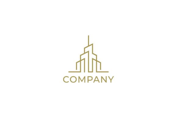Skyscraper Logo Modern Elegant Property
